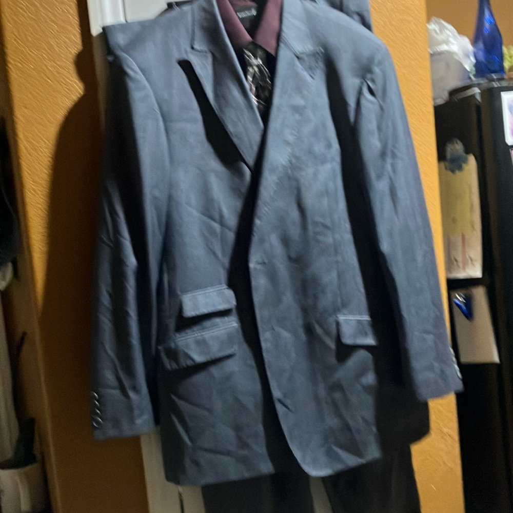 Earvin Magic Johnson signature vintage suit designed in Italy size 50 L